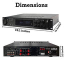 Technical Pro 3500 Watts Peak Power Hybrid Bluetooth Amplifier Preamp Tuner - Like New