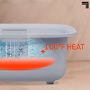 Sharper Image SpaHaven Zen Heating Foot Bath Splash Guard Control White - Like New