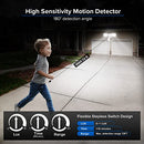 SANSI 90W 10,000LM LED Outdoor Flood Light Security Light - WHITE - Like New