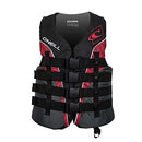 O'NEILL MEN'S SUPERLITE USCG LIFE VEST BLACK/GRAPHITE/RED:WHITE XL - Like New