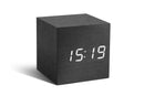 GINGKO CUBE CLICK CLOCK LED GK08W10 - BLACK - Like New