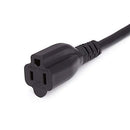 AMAZON BASICS EXTENSION CORD 6 FT 3 PRONG OUTLET EXTENDER INDOOR - BLACK - Brand New