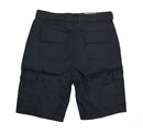 BLU ROCK NEW YORK 10" INSEAM CARGO POCKET W/BELT INCLUDED SHORTS MEN 36 - BLACK - Brand New
