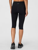 FN3239 NIKE WOMEN'S ONE HIGH-WAISTED CAPRI LEGGINGS BLACK SIZE M - Brand New
