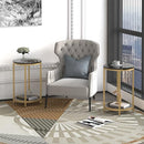 WiberWi Round Side Table, Modern Nightstand End Table - Like New