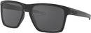 Oakley OO9341 Man Sunglasses Matte Black Frame POLARIZED Grey Lenses 57MM - Like New