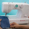 SINGER SM024 Sewing Machine Included Accessory Kit 24 Stitches - Turquoise Like New