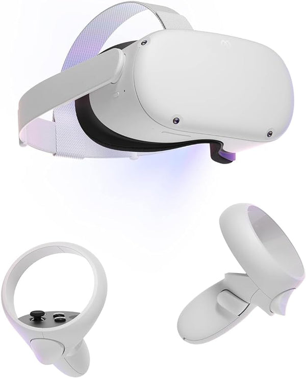 META Quest 2 - 128GB - Advanced All-In-One Virtual Reality Headset - White Like New