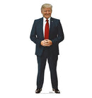 Cardboard People President Donald Trump with Red Tie Cardboard Cutout - Brand New