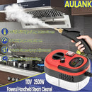 AULANK STEAM CLEANER, 14PCS, 6 LEVEL, HEAT 15S UP, TC-SC-002-2RED - 2-RED - Like New