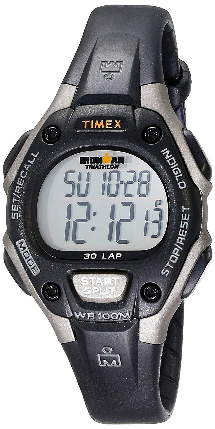 TIMEX IRONMAN TRIATHLON 30 LAP MID SIZE T5E961 - GREY/BLACK - Like New