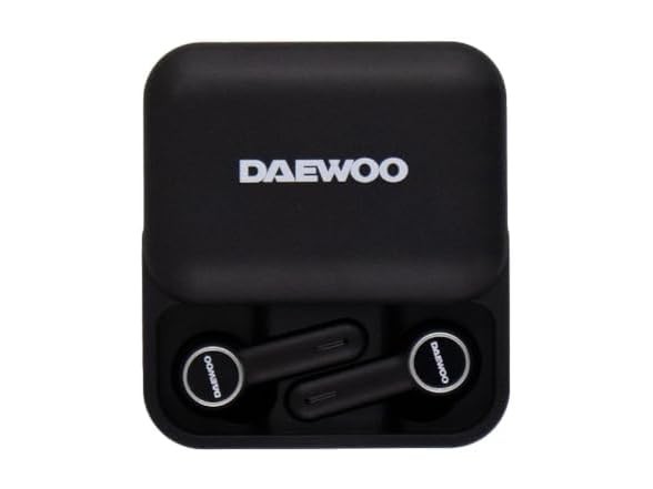 DAEWOO WIRELESS BLUETOOTH EARBUDS DE-WE-1848 - BLACK - Like New
