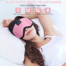 LC-DOLIDA SLEEP HEADPHONES 3D SLEEP MASK BLUETOOTH WIRELESS MUSIC EYE_MASK - Like New