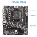 MSI GAMING MOTHERBOARD AMD RYZEN 5000 AM4 DDR4 PCIE 3.0 M.2 A520M-APRO - BLACK - Brand New