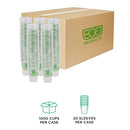 ECO PRODUCTS GREENSTRIPE CLEAR COMPOSTABLE 9OZ PLA PLASTIC 9OZ 1000 CASE - CLEAR - Brand New