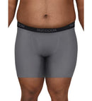 FRUIT OF THE LOOM MEN'S COOLZONE BOXER BRIEFS - 6 PACK - SIZE: 3XL - BLACK - Like New