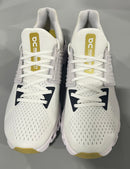 ON MEN'S CLOUDSWIFT HS - SIZE: MEN 10.5 (AU/UK M10) (EU M44.5) - WHITE/FLAX - Like New