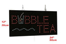 Bubble Tea Sign, 24"x12", 60x30cm, TOPKING, LED, Neon, Florescent, Signage - Brand New
