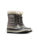 SOREL WOMEN'S WINTER CARNIVAL WATERPROOF BOOT SIZE: 7.5 QUARRY/BLACK - Like New