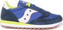 SAUCONY MEN'S JAZZ ORIGINAL - SIZE: MEN 4.5 (AU/UK M3.5) (EU M37) - LIME NAVY - Like New