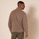 AMAZON ESSENTIALS PARK HILL MEN 2XL REGULAR FIT FULL-ZIP FLEECE BROWN HEATHER - Like New