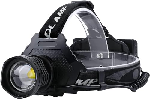 AMAKER LED RECHARGEABLE HEADLAMP 900000 HIGH LUMENS SUPER 5 MODES FOR OUTDOOR Like New