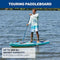 AQUA LEISURE AQUA PRO HALCYON TOURING STAND-UP PADDLEBOARD 10'6" - MULTI-COLOR - Like New