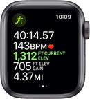 For Parts: Apple Watch Series 5 44mm Space Gray with Black Band CAN'T INSTALL MACOS