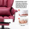 EFOMAO BIG AND TALL OFFICE CHAIR WITH LUMBAR SUPPORT (RED) - Like New