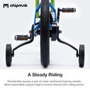 Chipmunk Kids Bike Toddlers 12 14 16 18 Inch Wheel Bicycle Beginners B114LROBLU - Like New