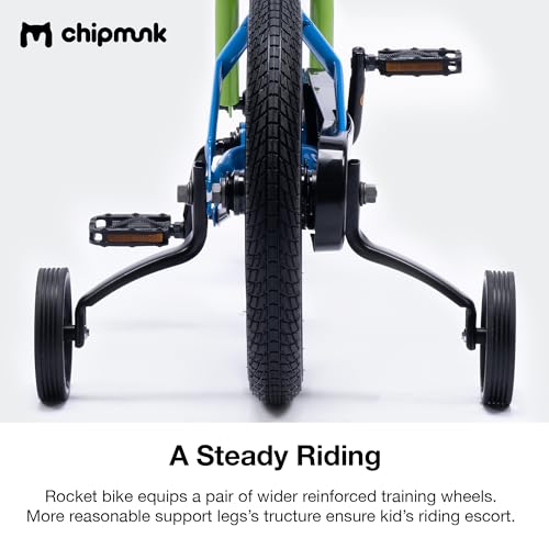 Chipmunk Kids Bike Toddlers 12 14 16 18 Inch Wheel Bicycle Beginners B114LROBLU - Like New