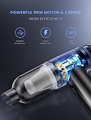 SHINEBELLA WIRELESS DUSTER VACUUM 2IN1 PORTABLE SMALL DUSTER 10000 PA - BLACK - Like New