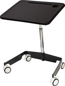 Kore Design Kids Sit-Stand Mobile Student Desk, Adjustable 31-38in, Black - Like New