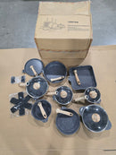 JEETEE NON-STICK 20 PIECES COOKWARE SET - GRAY - Like New