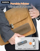 PHOFUTA PORTABLE PRINTER, M832 WIRELESS BLUETOOTH INKLESS, MULTI-SIZE - GRAY - Like New