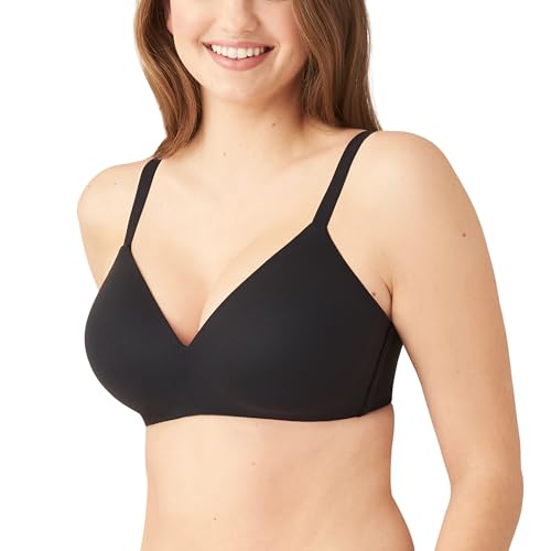 WACOAL WOMENS HOW PERFECT WIRE FREE T-SHIRT BRA - BLACK - Size 34D - Brand New