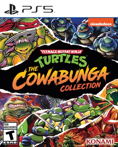 KONAMI TEENAGE MUTANT NINJA TURTLES COWABUNGA COLLECTION PS5 - Like New