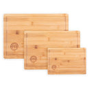 MasterChef Bamboo Cutting Boards Kitchen Wooden Cutting Board Set of 3 - Brand New