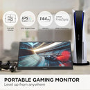 VIEWSONIC 17" FHD IPS PORTABLE GAMING MONITOR 144HZ AMD FREESYNC - BLACK - Like New