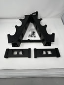 GENERIC A-FRAME DUMBBELL STORAGE RACK 13 INCH HEIGHT - BLACK - Like New
