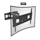 Fleximounts Curved Flat TV Wall Mount TV Bracket 32-65" B073Z97TVC - Black - Brand New