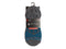 SPYDER MEN'S 5 PAIRS TWO TONE LOGO SOCKS - SIZE: MEN 6-12 - GRAY/BLACK/BLUE - Brand New