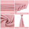 Newwiee 12 Pack Dusty Rose 9 ft Chiffon Table Runner 12 x 108 Inch Sheer - Like New