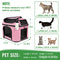 BEJIBEAR PET CARRIER FOR CAT, DOG, TRAVEL, COLLAPSIBLE, TSA, 20 LB, PINK - Like New
