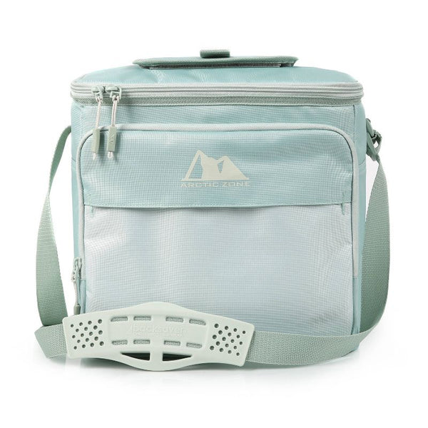 ARCTIC ZONE ESSENTIALS 24 CANS HARD SIDED COOLER - EUCALYPTUS - Like New