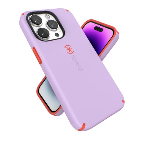 SPECK IPHONE 14 PRO CASE BUILT FOR MAGSAFE SLIM PHONE CASE WITH PROTECT - PURPLE - Like New