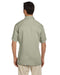 HARRITON M575 MEN'S TWO-TONE BAHAMA CORD CAMP SHIRT SIZE 2XL - GREEN MIST/CREME - Like New