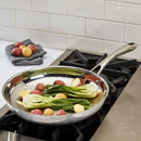 CUISINART CLASSIC 12" SKILLET OVEN BROILER SAFE - STAINLESS STEEL - Like New
