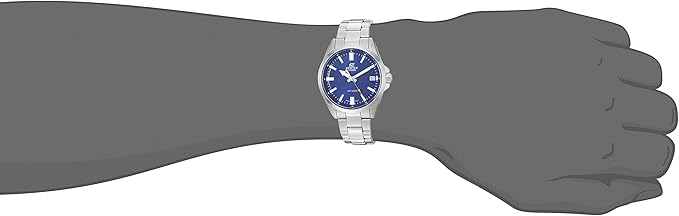 Casio EFV-100D-2AVUEF Edifice Analog Display Quartz Watch - Blue Face/Silver Like New