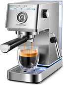 Cozeemax Espresso 20Bar Espresso Cappuccino Frother CM6888 - - Scratch & Dent